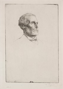 Sir Frederick W. Burton by Alphonse Legros