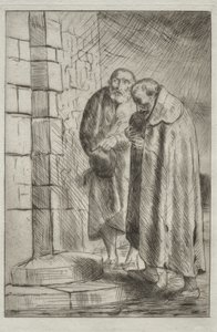 St. Peter and St. Paul at the Gate of Mr. Richard by Alphonse Legros