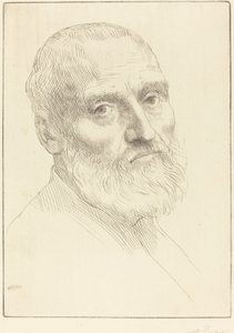 Study for Head of a Man by Alphonse Legros