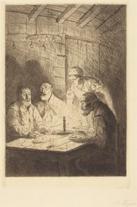Supper of the Poor by Alphonse Legros