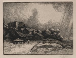 The Abbey Farm by Alphonse Legros