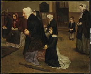 The Angelus by Alphonse Legros
