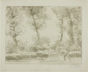 The Banks of the Liane by Alphonse Legros