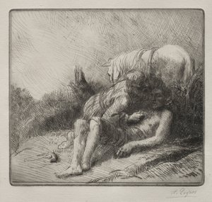 The Good Samaritan by Alphonse Legros