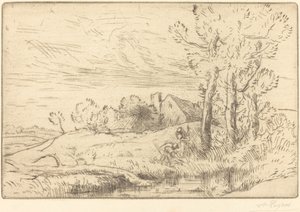The House of the Well by Alphonse Legros