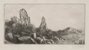 The Old Stone Quarries of Montrouge by Alphonse Legros