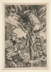 The Pear Thief, No. 2 by Alphonse Legros