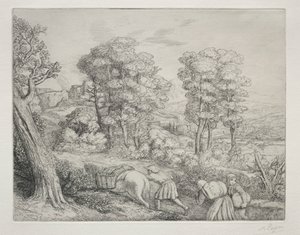 The Return to the Farm by Alphonse Legros