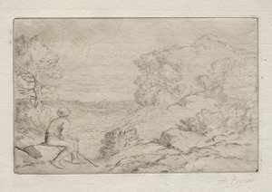 The Rocks by Alphonse Legros