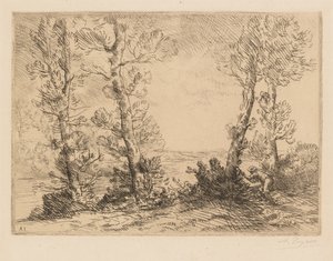 The Salmon Fisherman by Alphonse Legros