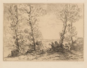 The Salmon Fisherman, c1880 by Alphonse Legros