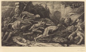 The Triumph of Death: Battle by Alphonse Legros