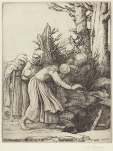 The Triumph of Death: Death Prepares a Dwelling for the Homeless by Alphonse Legros