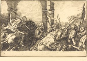 The Triumph of Death: Departure by Alphonse Legros