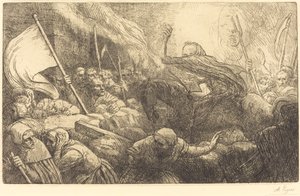 The Triumph of Death: Proclamation by Alphonse Legros