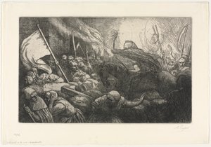 The Triumph of Death: The Proclamation by Alphonse Legros