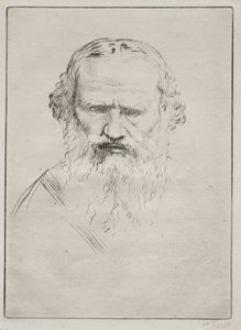 Tolstoy by Alphonse Legros