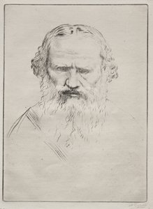 Tolstoy by Alphonse Legros