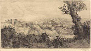 Top of the Hill by Alphonse Legros