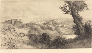 Top of the Hill by Alphonse Legros