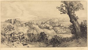 Top of the Hill by Alphonse Legros