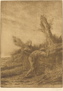 Twig-makers by Alphonse Legros