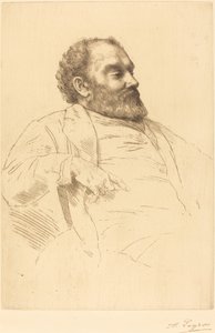 Val Prinsep, R.A. by Alphonse Legros