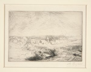 Village of Wimille near Boulogne by Alphonse Legros