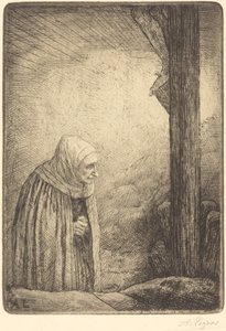 Woman at the Foot of the Cross by Alphonse Legros