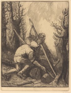 Woodcutters, 3rd plate Les bucherons