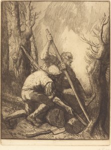 Woodcutters, 3rd Plate Les Bucherons