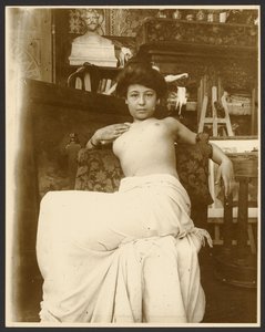 Female Model for the Allegory "September" from the Cycle of the Twelve Months, for the Journal "Cocorico," Paris