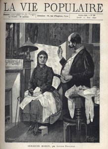 A Sick Young Woman Holding a Piggy Bank in Her Hand Facing a Doctor