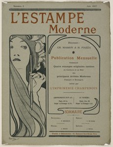 Cover page from L’Estampe moderne