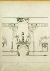 Design for the Boutique of Jeweller Fouquet by Alphonse Marie Mucha