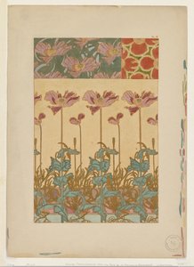 Documents Decoratifs: Oriental Poppies by Alphonse Mucha