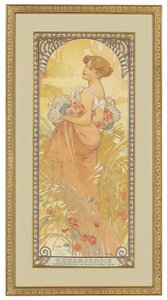 Four Seasons: Summer by Alphonse Mucha