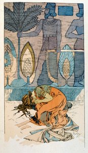 Illustration by Alphonse Mucha from "Rama" a poem in three acts by Paul Verola. ca.1898 by Alphonse Mucha