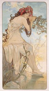 Summer by Alphonse Mucha
