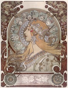Zodiac by Alphonse Mucha