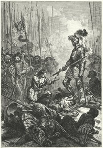 Francis I of France Taken Prisoner at the Battle of Pavia by Alphonse Marie de (after) Neuville