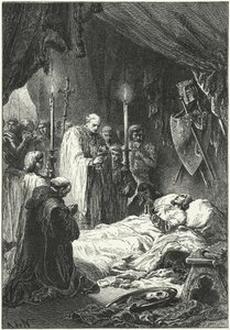 The Death of King Louis IX of France by Alphonse Marie de (after) Neuville
