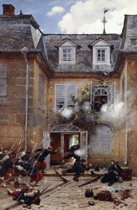 A Surprise Attack, Metz by Alphonse Marie de Neuville