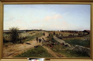 Scene from the Franco-Prussian War by Alphonse Marie de Neuville