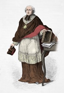 Portrait of Cardinal de Lomenie de Brienne by Alphonse Marie de Neuville