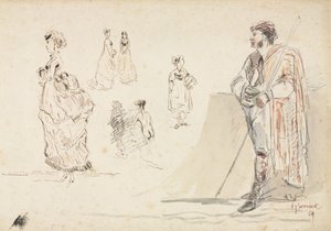 Sketches of Figures, 1869 by Alphonse Marie de Neuville