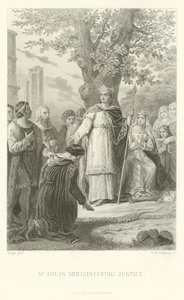 St Louis Administering Justice by Alphonse Marie de Neuville