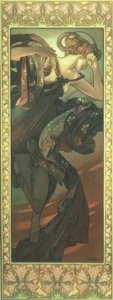 The Evening Star by Alphonse Mucha