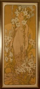 The Lily by Alphonse Mucha