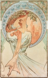 The Poetry by Alphonse Mucha